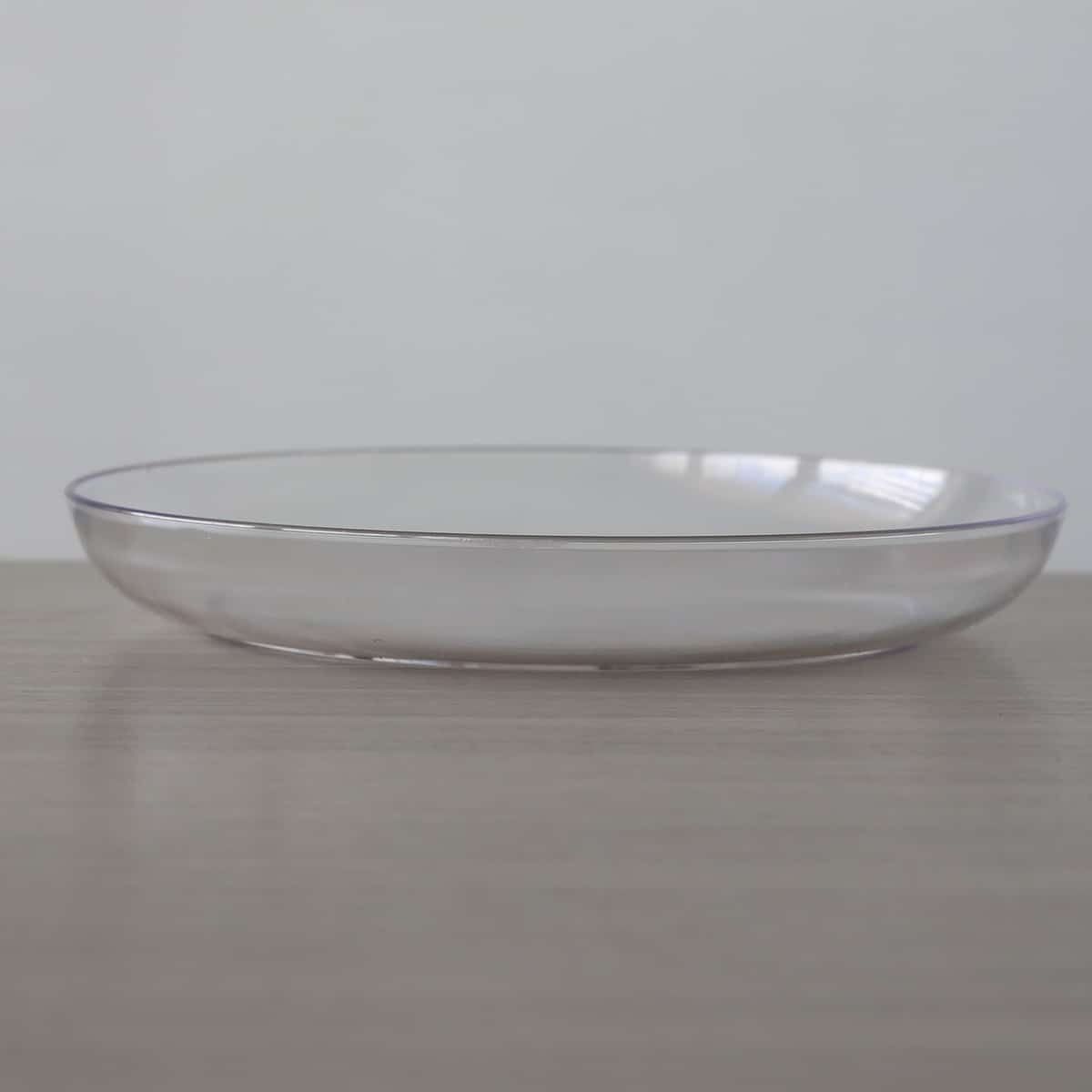 Large round plastic dish 11 inches