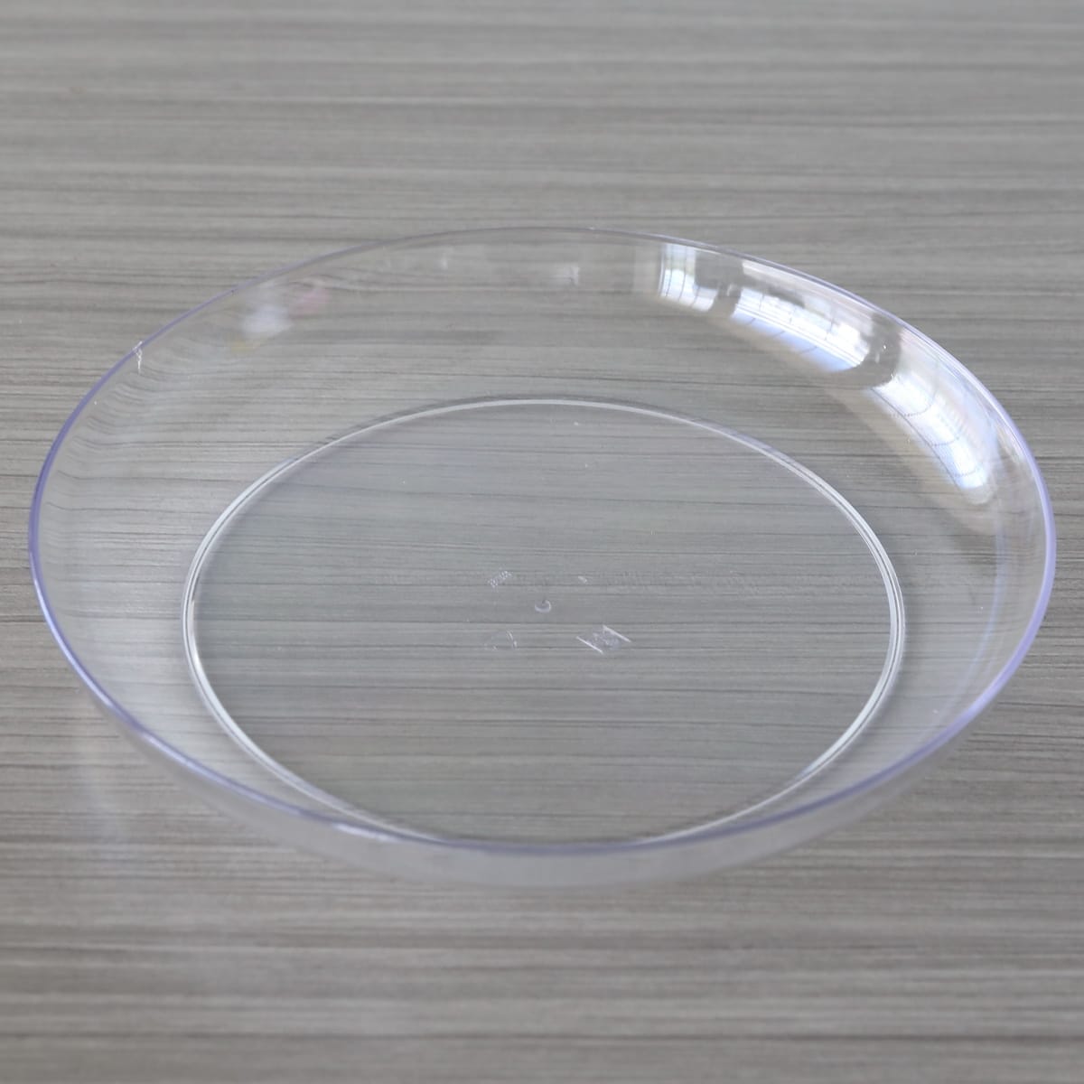 Large round plastic dish