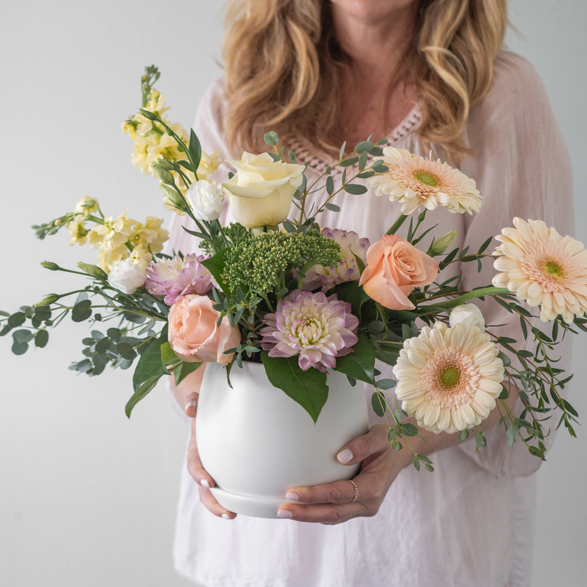 Posy Peach arrangement