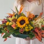 Fall Oval Centrepiece