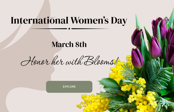 International Women's Day Mobile Banner LeBouquet MTL